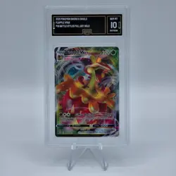 2021 Pokemon SWSH Battle Styles #19 FA/Flapple VMAX Holo GMA 10 GEM MT - Image 1