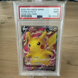 Pokemon TCG Pikachu V Vivid Voltage 170/185 Holo Full Art Ultra Rare - Image 1