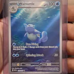 Pokemon Wartortle 171/165 Illustration Rare Holo Sv: Scarlet & Violet 151 2023 - Image 2