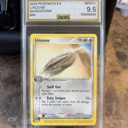 Pokemon Linoone EX Sandstorm #44 CGC 10 Pristine - Image 1
