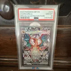 Pokemon Charizard ex 223/197 Obsidian Flames Special Illustration Rare PSA 10 - Image 1