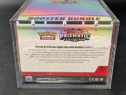 Pokemon SV8.5 Prismatic Evolutions Sealed Booster Bundle Display W/Acrylic Case - Image 3