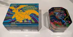 Pokemon TCG Ascended Heroes ETB and Mega Charizard X ex Tin - Factory Sealed - Image 1