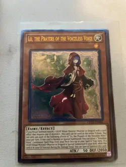 Lo, The Prayers Of The Voiceless Voice Ultimate Rare OP26-EN002 Yugioh - Image 1