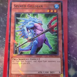 Konami Yu-Gi-Oh! Spined Gillman BP03-EN059 1st Edition Shatter Foil - Image 1