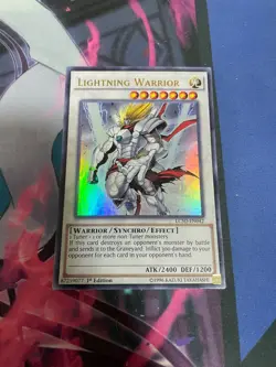 YUGIOH - LIGHTNING WARRIOR - ULTRA RARE - LC5D - 1ST ED - NM - Image 1