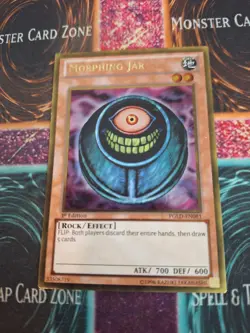 Yugioh Morphing Jar PGLD-EN081 Gold Rare 1st Edition Near Mint - Image 1