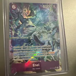 Enel OP15-060 SR Alt Art Adventure On Kami’s Island ENGLISH ONE PIECE - Image 1