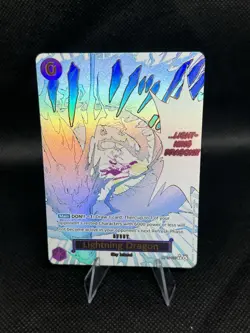 One Piece TCG Lightning Dragon Alt Art OP15-077 - Image 2