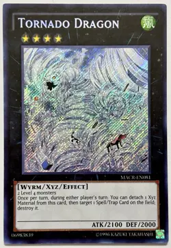 MACR-EN081 Tornado Dragon - Secret Rare Unlimited Near Mint YuGiOh Card - Image 1