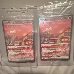 2 Sealed Pokemon TCG Mew EX Scarlet & Violet Promo Card Lot English (2 Cards) - Image 1