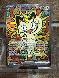 Meowth ex Special Illustration Rare Card 121/88 ME03: Perfect Order - Image 1