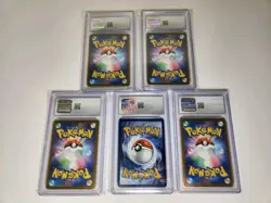 Pokemon TCG Lot Of 5 Graded Cards CGC 10 - Image 5