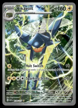 Pokemon Cards Vikavolt 230/217 Ascended Heroes Illustration Rare NM - Image 1