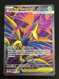Mega Skarmory ex Ultra Rare Full Art 106/088 Pokemon Perfect Order Card NM - Image 1
