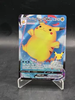 Surfing Pikachu VMAX 009/025 - Celebrations 25th Anniversary Pokemon Card - Image 2