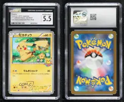 Pikachu Japanese Pokemon XY XY-P Promotional Cards CGC 5.5 - Image 3