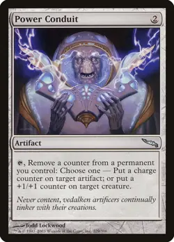 MTG Magic the Gathering Power Conduit (229/306) Mirrodin MP - Image 1