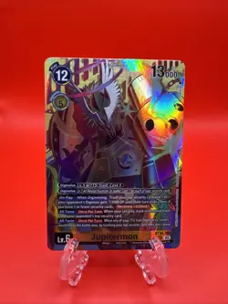 Digimon Card Game Jupitermon BT24-101 SEC Alternate Art NM - Image 1