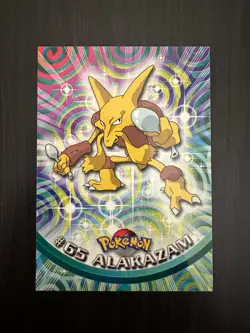 Alakazam 1999 Topps Pokemon TV Series 1 Black Label Card - Image 1