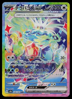 Pokemon Card - Terapagos ex Japanese SV8a Terastal Fest ex 226/187 Holo SAR - Image 1