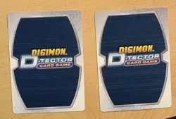 2 Digimon D-Tector GREYMON Cards 2002 Bandai, DT-91 Champion, SPLNE - Image 2