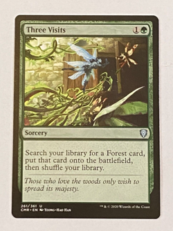 MTG CMR Magic Commander Legends Three Visits - Uncommon - Image 1