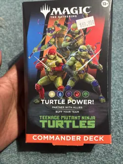 Mtg Teenage Mutant Ninja Turtles Commander deck Sealed - Image 1