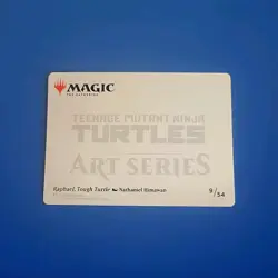 Raphael, Tough Turtle Teenage Mutant Ninja Turtles Art Series 9/54 Signed Gold!! - Image 2