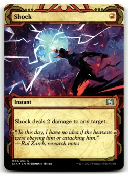 MTG Shock (Foil Etched) U Strixhaven: Mystical Archives 44 LP - Image 1