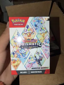Pokemon TCG: S&V Prismatic Evolutions Booster Bundle (6pks) Factory Sealed - Image 1