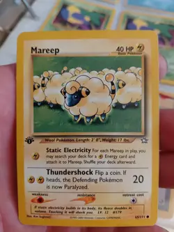 1x Mareep - 65/111 - Neo Genesis - 1st Edition - Pokemon Card - LP - Image 1