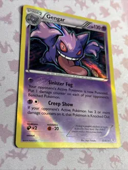 Gengar - 35/83 - Pokemon XY Holo Rare Card NM ERROR INTENSE HOLO BLEED! Rare - Image 2