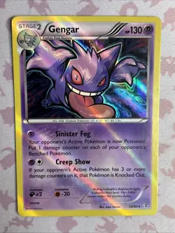 Gengar - 35/83 - Pokemon XY Holo Rare Card NM ERROR INTENSE HOLO BLEED! Rare - Image 5