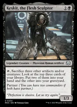MTG Keskit, the Flesh Sculptor (254/542) March of the Machine Commander NM - Image 1