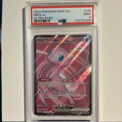 2023 POKEMON MEW EN-151 ULTRA RARE #193 MEW EX PSA 9 - Image 1