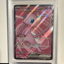 2023 POKEMON MEW EN-151 ULTRA RARE #193 MEW EX PSA 9 - Image 2