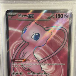 2023 POKEMON MEW EN-151 ULTRA RARE #193 MEW EX PSA 9 - Image 4