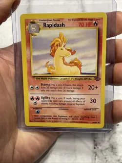 Rapidash 44/64 Jungle Uncommon Unlimited Pokemon TCG NM/MT Vintage Pokemon Card - Image 1
