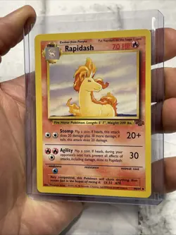 Rapidash 44/64 Jungle Uncommon Unlimited Pokemon TCG NM/MT Vintage Pokemon Card - Image 2