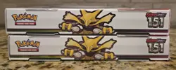 Pokemon Scarlet & Violet 151 Alakazam EX Collection Box X 2 - Brand New - Image 3