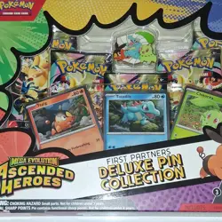 Pokemon Mega Evolution Ascended Heroes Deluxe Pin Collection Box Promo - Image 3