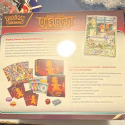 Pokemon TCG Scarlet & Violet Obsidian Flames Elite Trainer Box Charmander - Image 2