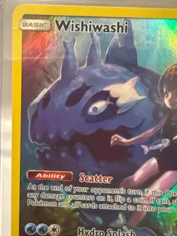 Pokemon Wishiwashi Secret Rare Holo Basic 180HP 240/236 Cosmic Eclipse - Image 2