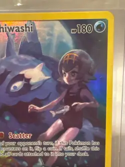 Pokemon Wishiwashi Secret Rare Holo Basic 180HP 240/236 Cosmic Eclipse - Image 3