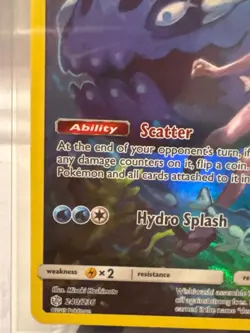 Pokemon Wishiwashi Secret Rare Holo Basic 180HP 240/236 Cosmic Eclipse - Image 4