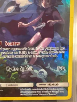 Pokemon Wishiwashi Secret Rare Holo Basic 180HP 240/236 Cosmic Eclipse - Image 5