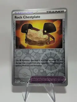 Pokemon Rock Chestplate 192/198 Scarlet And Violet Base Set Reverse Holo... - Image 1