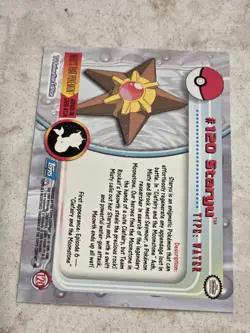 2000 Topps Pokemon TV Animation Edition Series 3 Non Holo #120 Staryu - Image 2