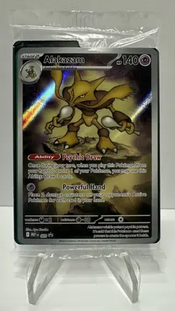Alakazam 009 - Pokemon TCG Mega Evolutions - ETB Promo - SEALED - Image 1
